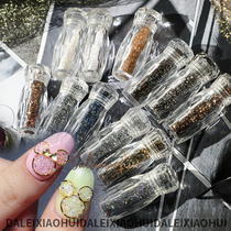 Nail micro diamond jewelry 2021 new net red flashing crystal sand symphony rhinestone metal ring nail diamond jewelry