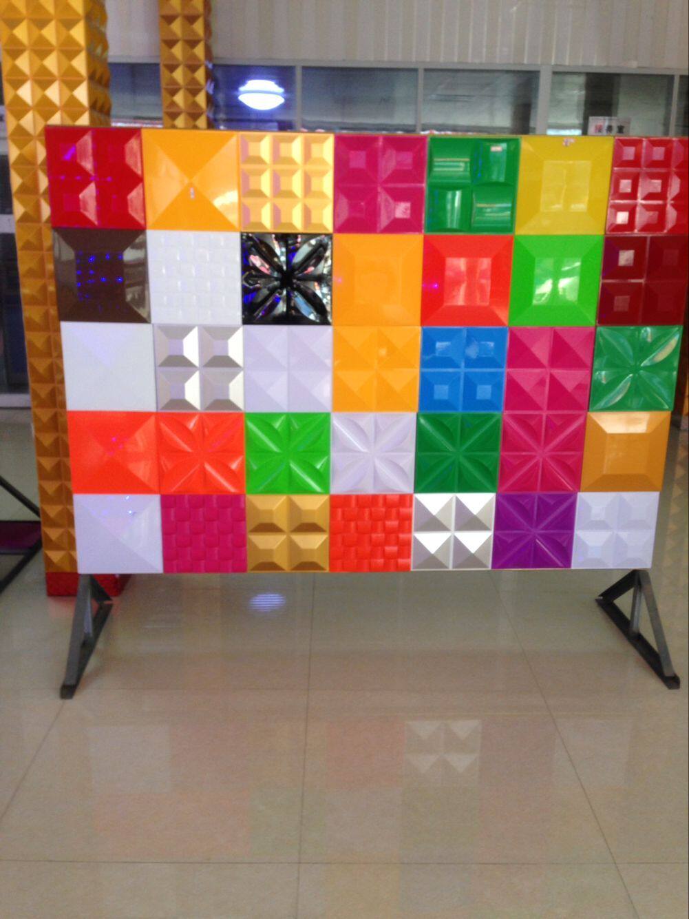 金属三维扣板彩钢板户外底板材料背景墙龙骨长城扣板门头广告招牌