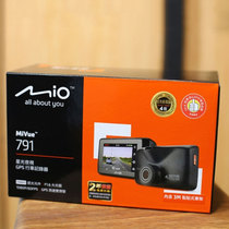 5Cgo Yuda Dentsu Mio 791Ds Starlight-grade Night Shooting GPS Dual-mirror Driving Recording Instrument Taiwan