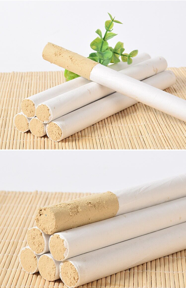 无烟艾条同仁堂正品包邮家用艾柱十年陈黄金艾绒批发纯手工艾灸条