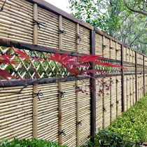 Japanese garden fence fence anti-corrosion bamboo fence screen bamboo partition Garden wall Zen retaining wall occlusion decoration