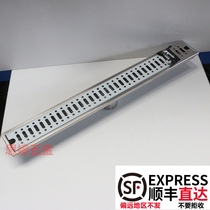 Emeko stainless steel long row floor drain BP8306 gravity self-sealing floor row deodorant balcony bathroom drain 304 drain