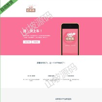 1249-mobile phone APP software download interface html source personal company team app download website source code