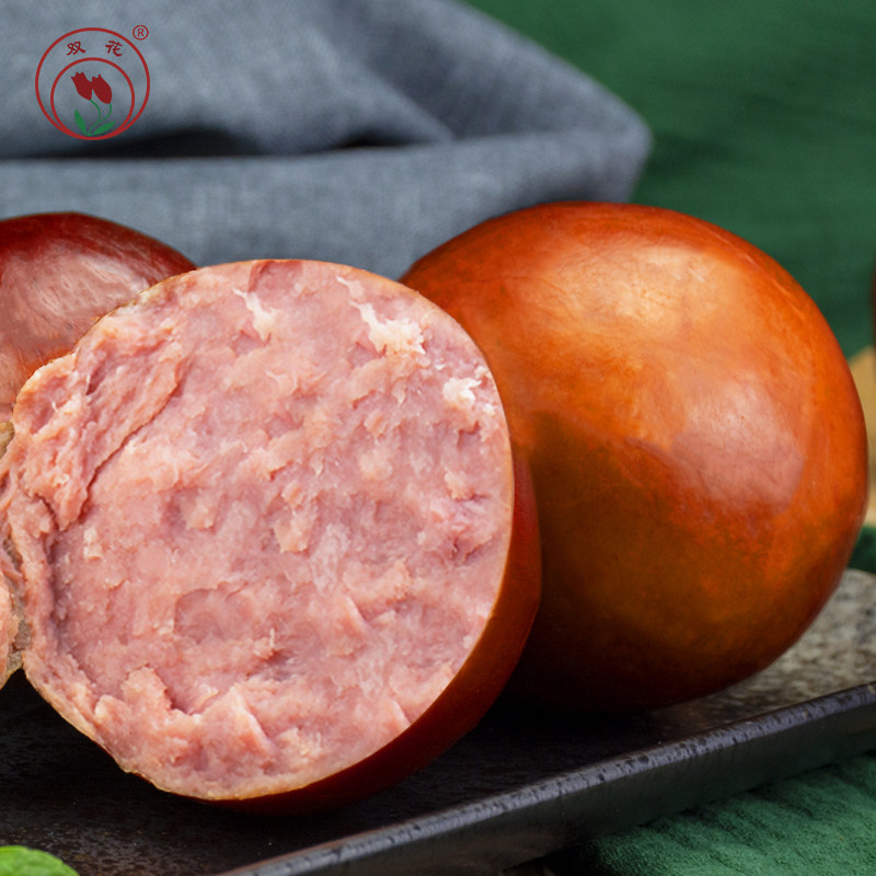 双花香肚东北特产熏煮香肠真空包装450g(热品库)