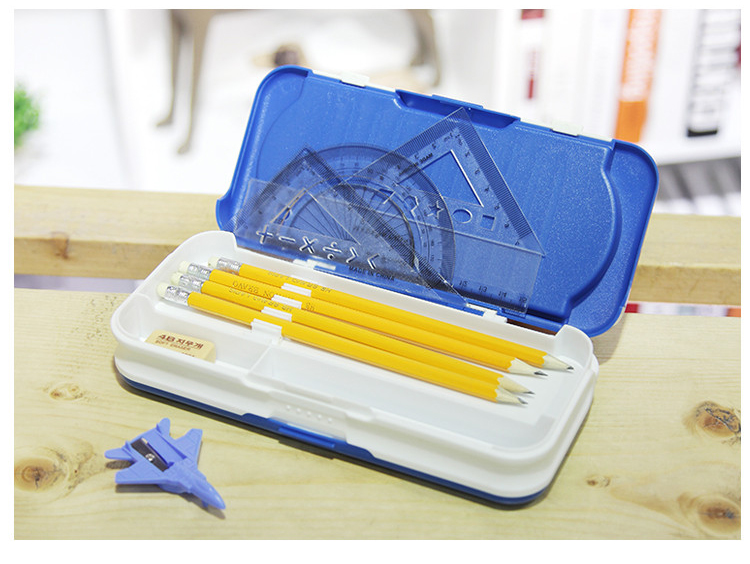 天猫大容量三层密码文具盒