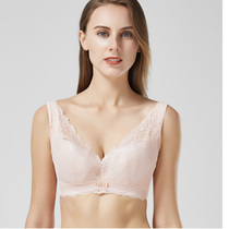 Athiweisha lingerie new female soft steel ring big code bra with small adjustment thin collection of auxiliary milk to woo sexy bra