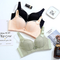 Aitivisa 2020 spring and summer new soft cotton non-rimless underwear Womens incognito gathered on the support sexy lace bra