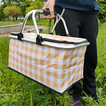 Takeaway Distribution Fast Food Bag Car Load Outdoor Picnic Insulation Bag Delivery Box Folding Shopping Refreshing Ice Bag cold bag
