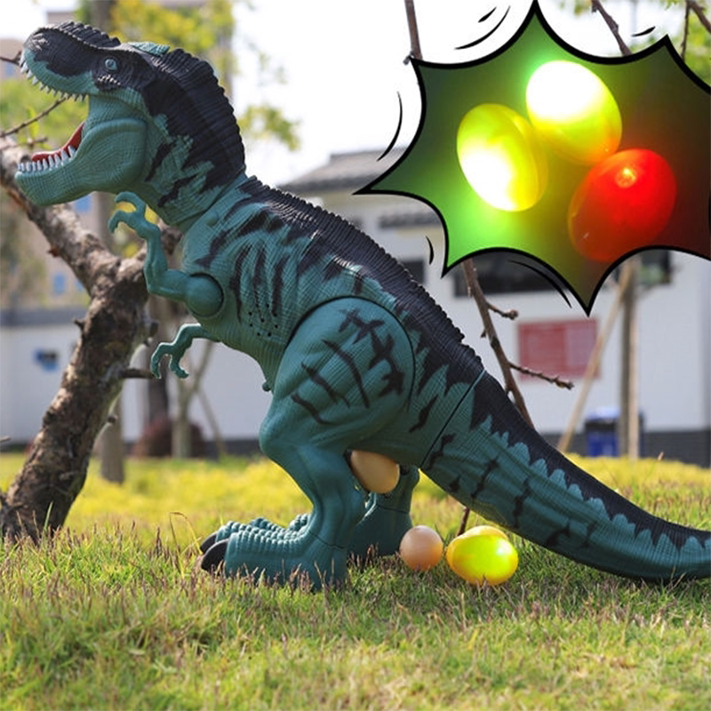 动物模型套装电动下蛋霸王龙儿童玩具男孩(热品库)