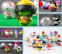 Genuine Hello Kitty Hello Kitty blind box building block assembly doll hand-made girl decoration toy model