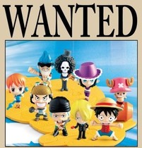 Spot a full set of genuine McDonalds one piece Joe Balluffi Franky hand-made toy doll ornaments