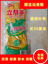 Beef Tendon Car Wash Vegetable Natural Latex Leather Gloves Dishwashing Durable Waterproof Warm Housekeeping Lady Anti Oil Kitchen