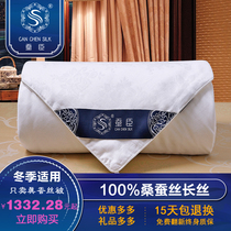 Pure handmade Tongxiang silk quilt 100% mulberry silk winter warm quilt silk net weight 6kg quilt core special price