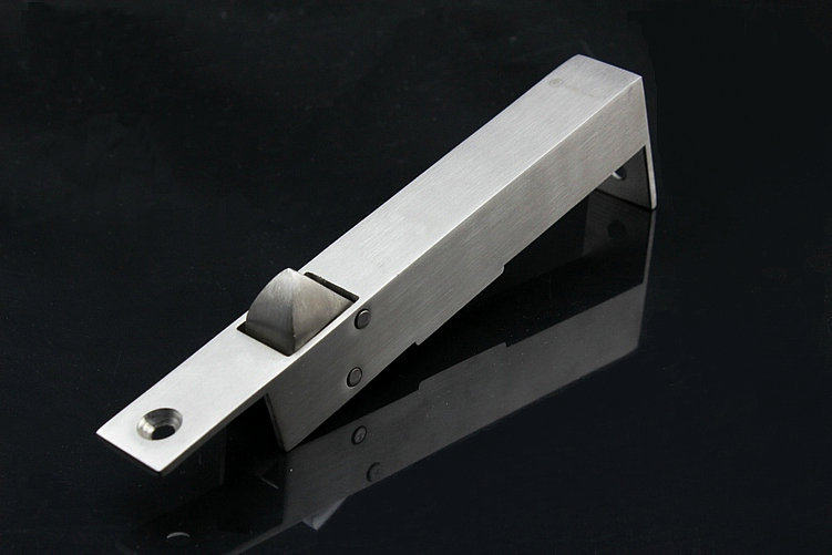 德国鸿瀛通道防火拉丝不锈钢暗插销暗藏304双开门自动木门暗插销