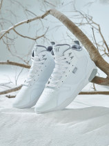 361 sports shoes mens high board shoes 2020 autumn and winter New plus velvet warm shoes White casual white shoes tide men