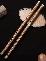 (Su Di) Yuanyang Su Dizi Bamboo Flute professional full string performance flute grade CDEFG tuned transverse flute instrument