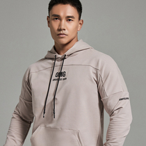 OMG Tide brand spring and autumn thin mens training hoodie fitness training clothes sports pullover hoodie