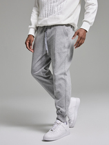OMG Tide Brand Gray Loose Bundle Foot Casual Sweatpants Mens Pants Running Fitness Pants
