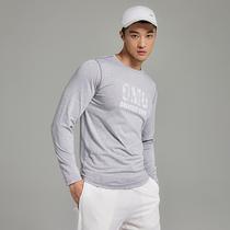 OMG Tide Brand Mens Professional Running Long Sleeve Fitness Clothing Training Quick Dry Top Loose Elastic Sports T-shirt