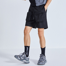 OMG Tide brand ins Joker summer casual three-dimensional large pocket tooling sports shorts mens loose five-point pants