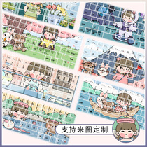 Silicone keyboard film is suitable for HP star 14hp15 6 inch light and shadow wizard dell 14 inch dell Lingyue achievement tour box G3G5 notebook protective film full cover dust cover