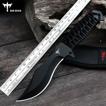 Outdoor knife wilderness survival saber carrying knife knife sharp straight knife blade high hardness knife