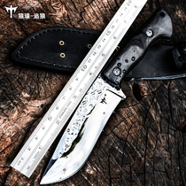 Knife self-defense saber forged knife outdoor knife field portable high hardness straight knife hand forged knife