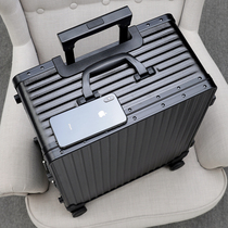 Brigade Frosted Aluminum Frame Suitcase Women Ins Nets Red 20 Inch Suitcase Universal Wheels 24 Inch Pull Bar Case Male Leather Case