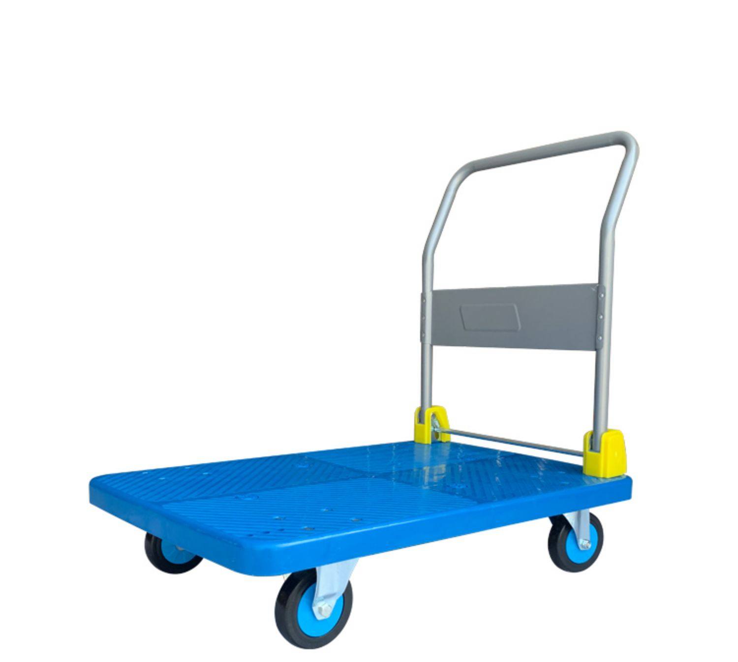 四轮手推车搬运车推车货折叠平板车静音推车拉货车拖车小推车拉货