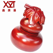 Vietnam wood carving gourd piggy bank Mahogany piggy bank Creative piggy bank art ornaments Home decorations