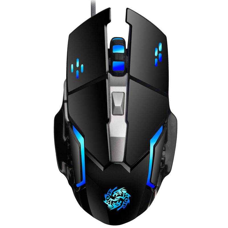 冰兽t19光电鼠标 usb有线鼠标电脑配件lol电竞游戏鼠标_7折现价23元