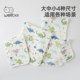 ແຜ່ນຜ້າອ້ອມເດັກນ້ອຍ Wellberu, breathable, waterproof, washable cotton baby overnight pad, aunt pad, menstrual pad, stain-resistant