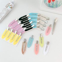 No-mark Liu Haifa Side Summer hair clip headwear Female Net Red Side Clip Hair Clip Makeup Wash Face Duckbill Clip Hair Accessories