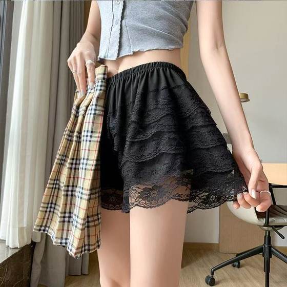 Multi-layer lace jk safety pants anti-exposure can be worn with skirt loose leggings shorts factory wholesale
Multi-layer lace jk safety pants anti-exposure can be worn with skirt loose leggings shorts factory wholesale