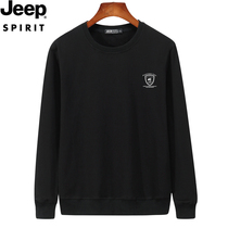 JEEP JEEP mens sweater round neck Autumn New Korean fashion fashion brand mens clothing pullover coat mens