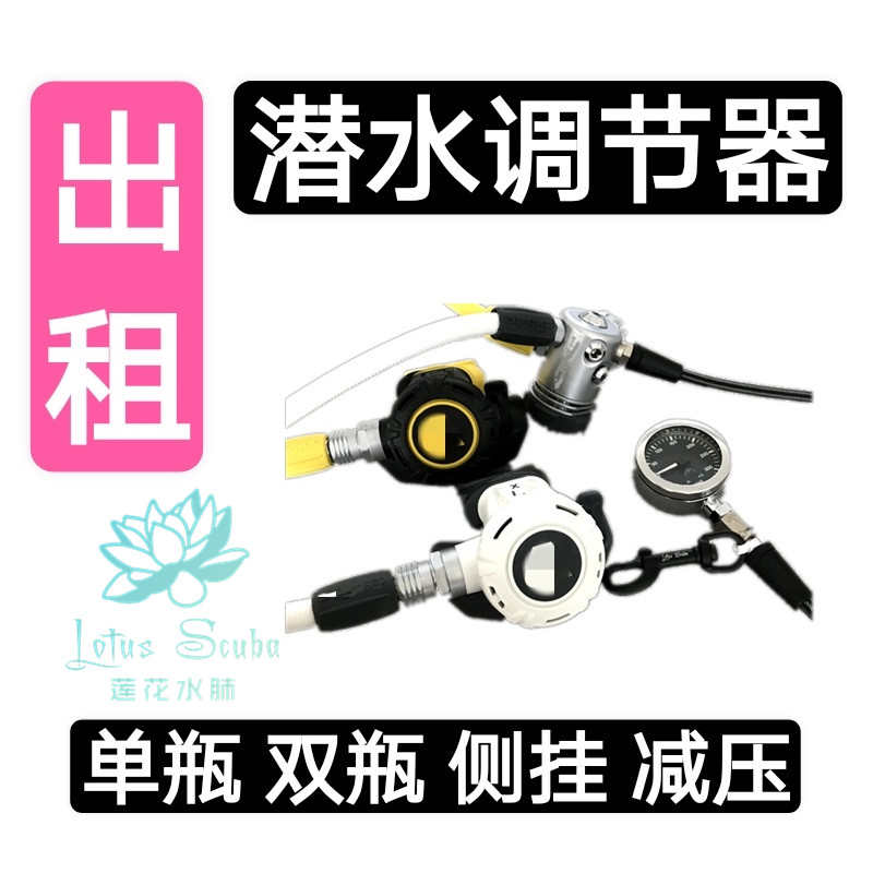 Rental Diving Regulator Diving Equipment Rental Single Bottle Double Bottle Side Hanging Length Larynx Regulator One Secondary Head-Taobao