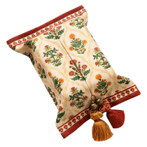Fanju attitude Yanhong American pastoral car tissue box living room coffee table tissue set household tissue paper box