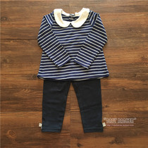 2017 spring and autumn apple baby two pack tops girl long sleeve T - shirt pants