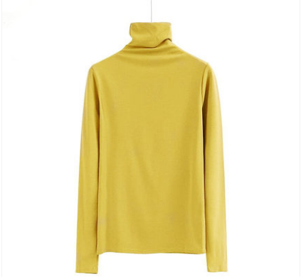 images 12:In early autumn, the black underpacked female long-sleeved t-shirt half-high-collar man in his body images 12:In early autumn, the black underpacked female long-sleeved t-shirt half-high-collar man in his body