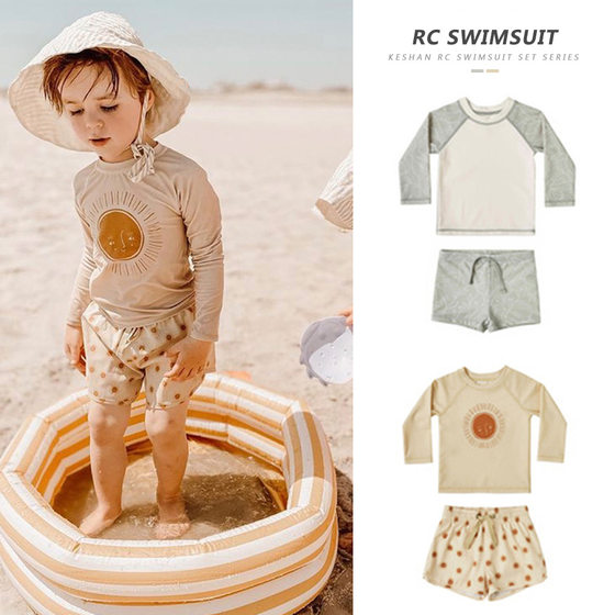 2025 new products for children's vacation long-sleeved swimsuits and swim trunks sun protection baby boy split swimsuit beach swimsuit
2025 new products for children's vacation long-sleeved swimsuits and swim trunks sun protection baby boy split swimsuit beach swimsuit