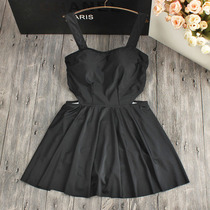 South Korea hot spring fresh and conservative solid color swimsuit sexy small breasts gathered to cover the belly slim skirt one-piece swimsuit women