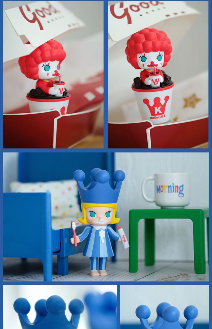 正品popmart泡泡玛特molly的一天系列盲盒手办潮玩玩具
