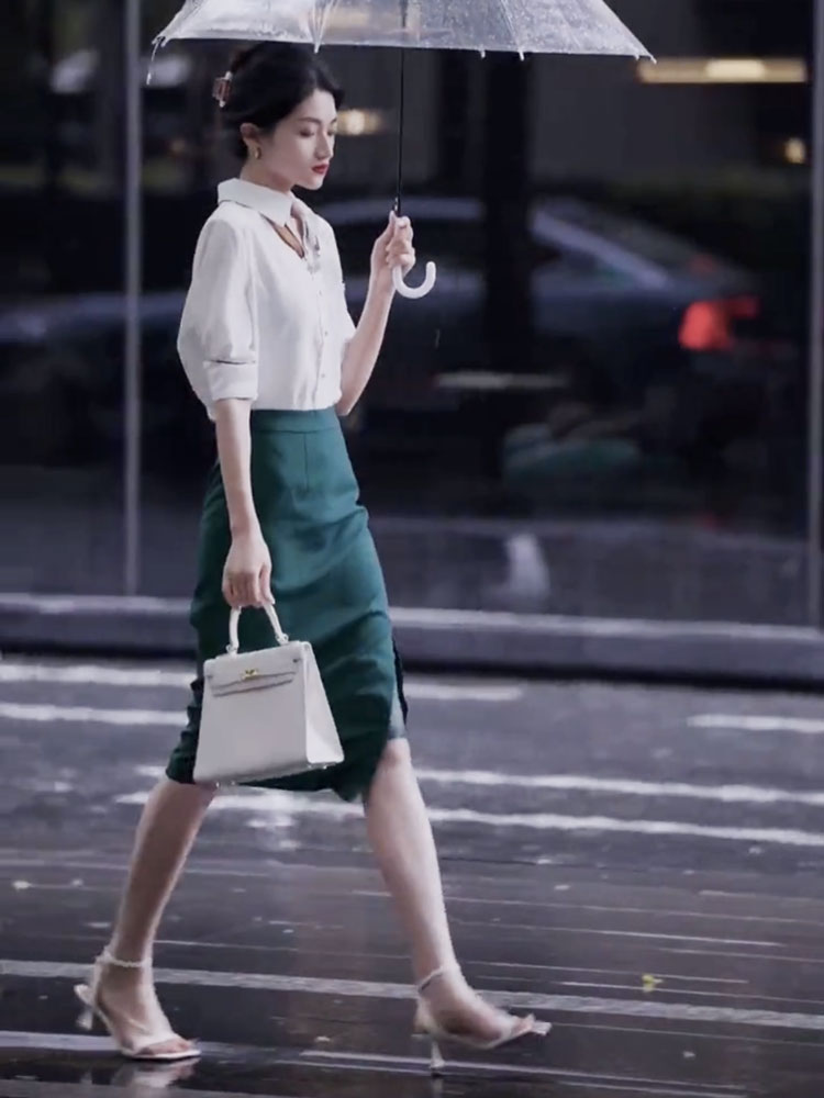 小香风法式衬衫裙两件套通勤穿搭优雅知性名媛风夏季必备