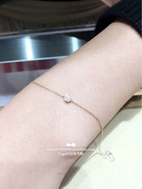 Japan Direct Mail Star Jewelry Girl 10k Kim smiling face diamond bracelet