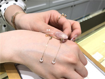 Japanese direct mail Star Jewelry 18 summer 10K Crossing Star twinkling Star earrings