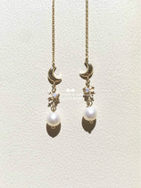 Japan Direct Mail TAKE-UP 16 Autumn Winter Christmas Limited 10k Pearl Snowflake Earrings Earrings