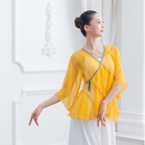 Modern classical dance body rhyme dance practice suit Elegant ancient performance suit cloak national dance costume Female adult