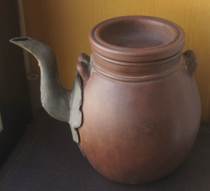 Republic of China change tin mouth small purple sand pot