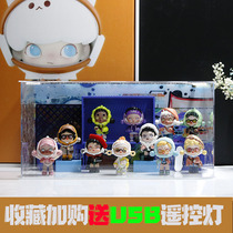 (Original)Bubble Matt theme box SKULLPANDA Bear Meow boom blind box scene display box storage