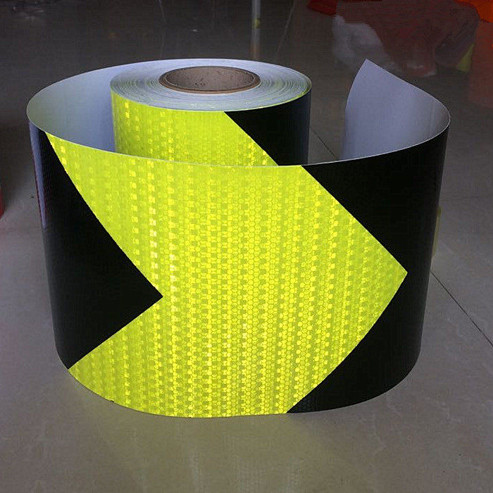 20cm宽箭头反光导向标反光贴条交通反光带公路施工防撞警示贴纸_汽车